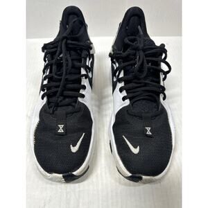 Nike PG 5 Paul George 5 TB Black/White Mens DA7758 001 Sz 7 Cushioned Basketball